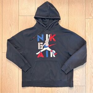 Air Jordan Graphic Pull Over Hoodie Size Large